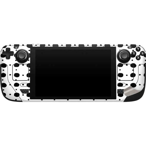 Grid Dot Polka Dot Steam Deck Handheld Gaming Computer Skin